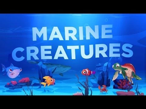 Sea animals for children | Educational cartoons | Inhabitants of the seas and oceans | Sea creatures