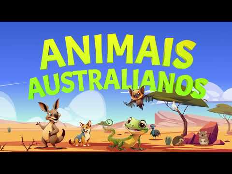 Animais australianos | Aprenda Animais para Crianças | Sons de animais para as crianças aprenderem