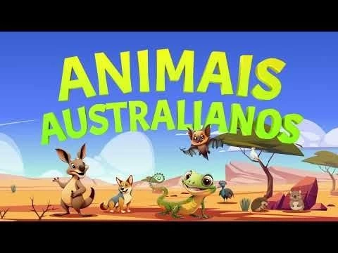 Animais australianos | Aprenda Animais para Crianças | Sons de animais para as crianças aprenderem