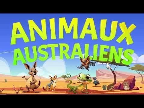 Animaux australiens | Apprendre les animaux pour les enfants | Sons d#39;animaux à apprendre