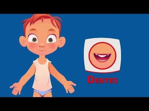 Aprenda Partes do Corpo Humano | Vocabulário infantil | Biologia pré-escolar | Aprenda Português