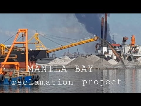 the manila bay land reclamation project  lalong lumalawak #reclamationupdate #pasaycity