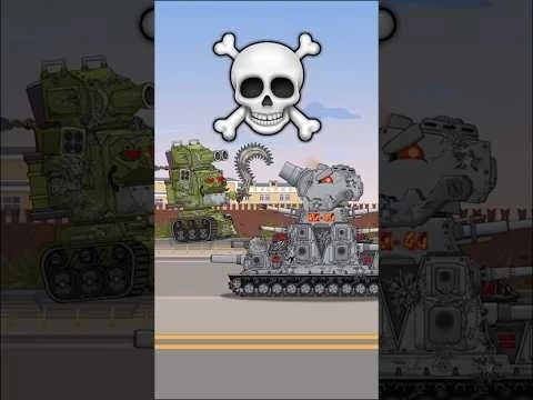 Tanks Engage In An EPIC Head To Head Battle #shorts #homeanimations #cartoon #animation #tank