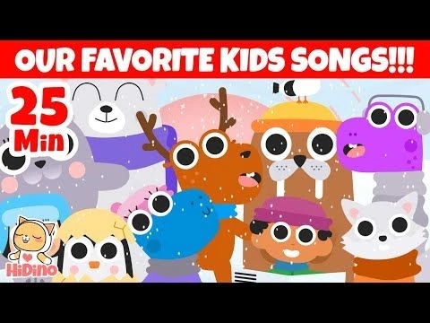 HiDino Favorite Kids Songs 2018 | HiDino Kids Songs