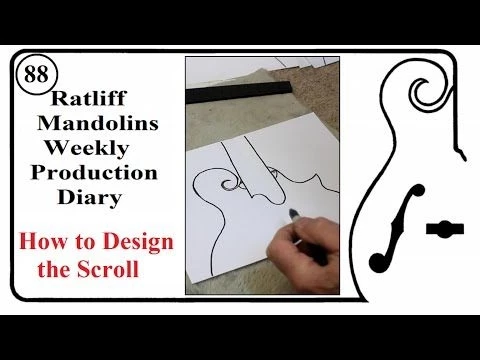 Episode 88)   How to Design the Scroll of a Mandolin