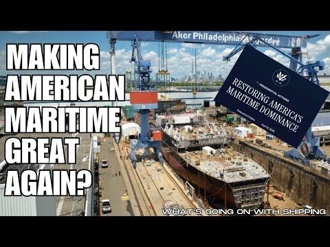 Executive Order on Shipbuilding Released | Restoring America#39;s Maritime Dominance