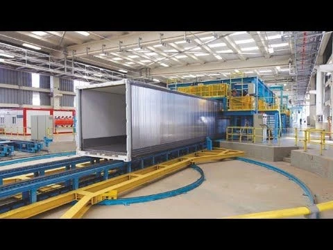 How Shipping Containers Are Made - Fastest Container Production Process in a Modern Factory