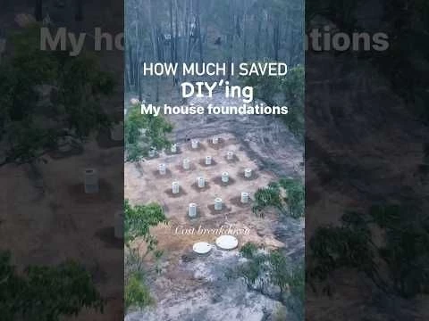 Cost breakdown! : DIY container house foundation