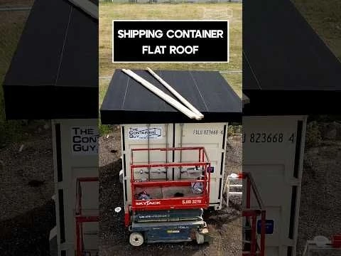 Easy DIY Wood Roof or Deck on Your Shipping Container w/ NO Welding #woodworking #construction