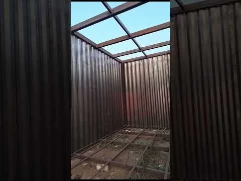 shipping container manufacturing in our factory unit
