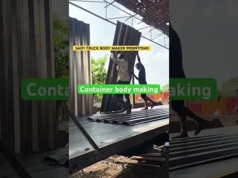 Container body making #truckbody #container #logistics #truckdriver #construction #workshop