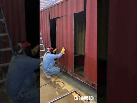 Shipping Container Modification- That’s how we do it #short