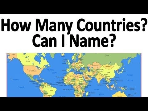 American tries to name half the world#39;s countries. My 100,000 subscriber celebration!