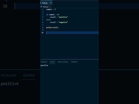 Ternary Operator in Python??#python #programming #coding