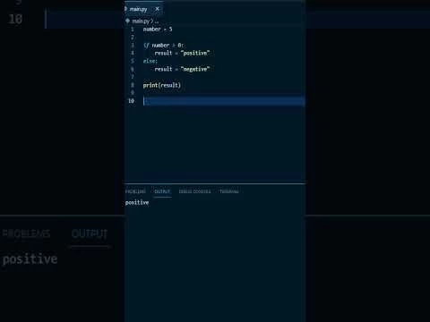 Ternary Operator in Python??#python #programming #coding