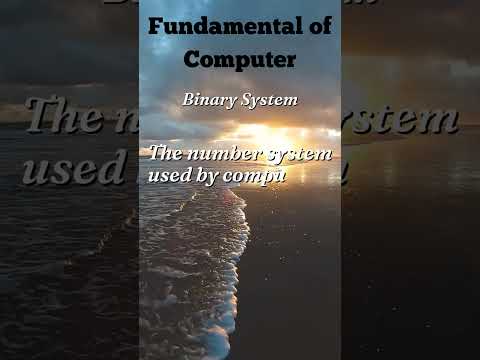 fundamental of computer | Binary system | computer course