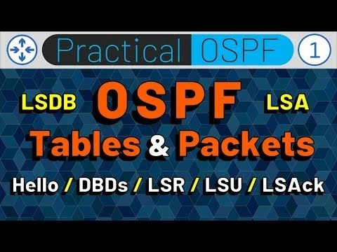 OSPF Framework  OSPF Packets:  LSDB, LSA, Hello, DBD, LSR, LSU, LSAck