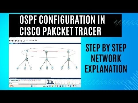 OSPF Configuration in Cisco Packet Tracer  Step By Step Network  Explanation || OSPF Configuration