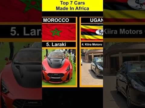 Top 7 Cars Made In Africa| #shorts
