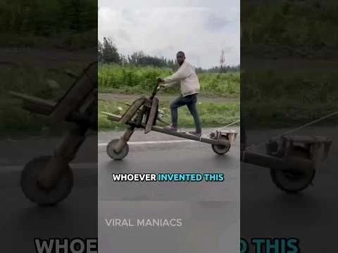 Wooden African Scooter For 100$ #shorts