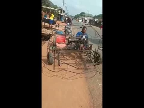 handmade African car