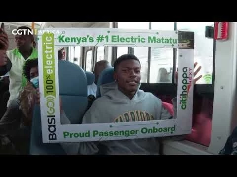 Chinese-built electric buses land in Kenya