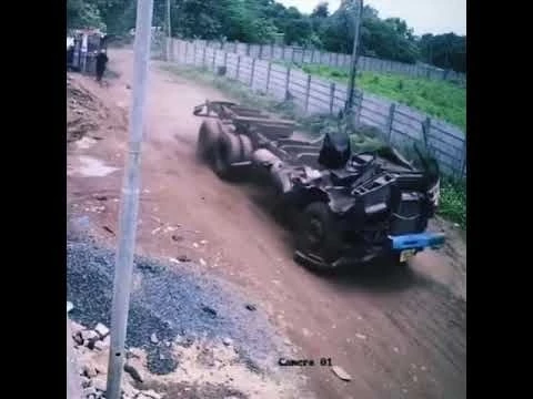 Dangerous driving African Truck