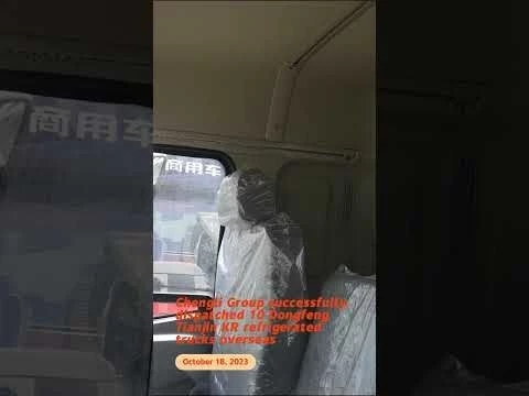 10 units Dongfeng refrigerated trucks to Africa #chengli #factory #Dongfeng  #refrigerated  #refeer