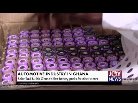 Solar Taxi builds Ghana’s first battery packs for electric cars