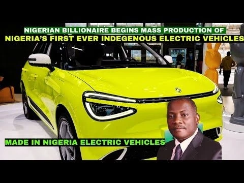 INNOSON MOTORS MANUFACTURES NIGERIA’S FIRST EVER INDEGENOUS MADE IN NIGERIA ELECTRIC VEHICLE