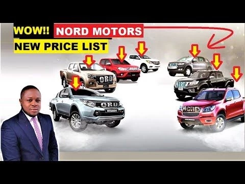 WOW!!. MADE IN NIGERIA NORD CARS PRICE LIST. NORD MOTORS#39; VEHICLE PRICE LIST.