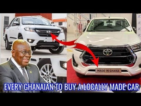 Ghana President Promise to Help Every Ghanaian to Buy Locally Made Cars with Vehicle Finance Scheme