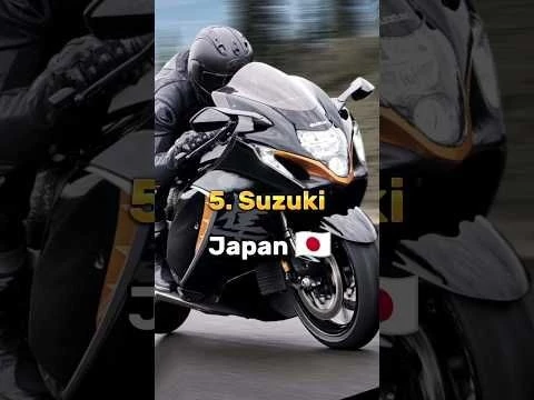 Top 5 bikes from different countries || #shorts #bike #yamaha #top5