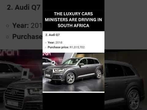 The Luxury Cars Ministers Are Driving in South Africa #shorts
