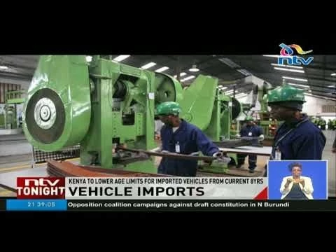 Kenya to lower age limits for imported vehicles from current 8 years
