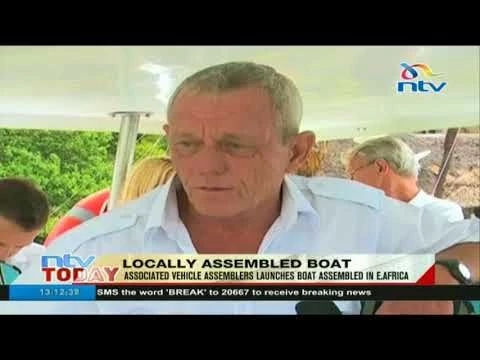 Associated vehicle assemblers launches boat assembled in East Africa