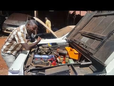 Tanzanian man supprised by first car made in EastAfrica