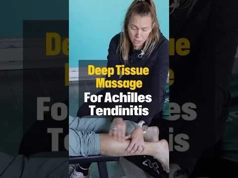 Deep Tissue Massage for Achilles Tendinitis | Release Tension in the Gastroc Muscle