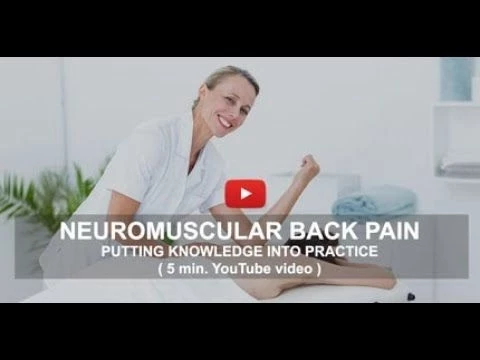 Neuromuscular Lower Back Pain. Deep Tissue Treatment.