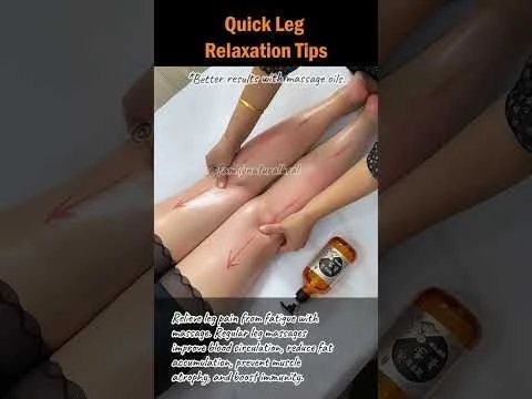 Quick Leg Relaxation Tips #legmassage #homemassage #painrelief ##legcare #legpain