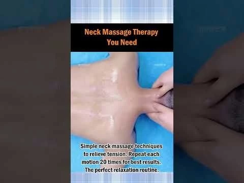 Neck Massage Therapy You Need