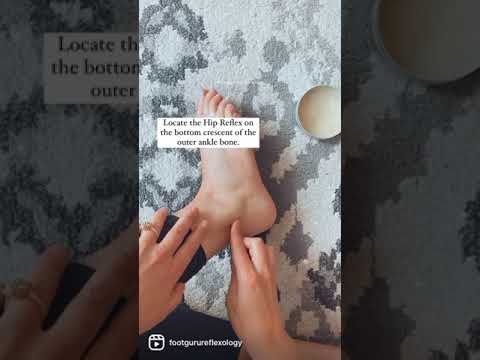 Hip Pain, Tight Hips, or Arthritis in your Hips? Try this Reflex! #reflexology #reflexes