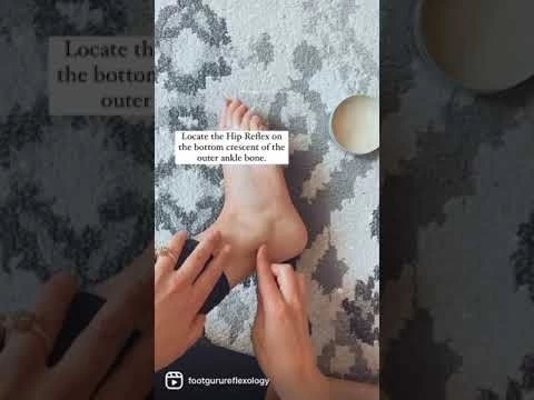 Hip Pain, Tight Hips, or Arthritis in your Hips? Try this Reflex! #reflexology #reflexes