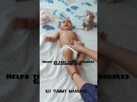 I Love You Tummy massage for babies to ease gas and constipation #shorts#shorts