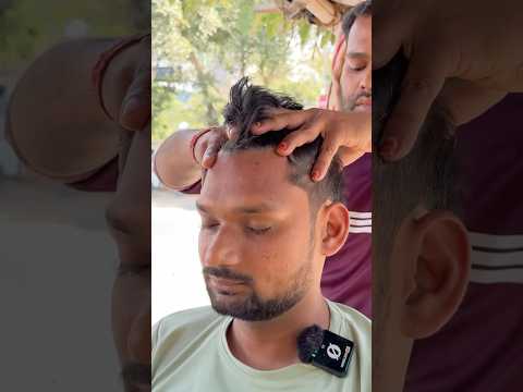 $1 Intense Street Head Massage #asmr  #headmassage #satisfying #relaxing