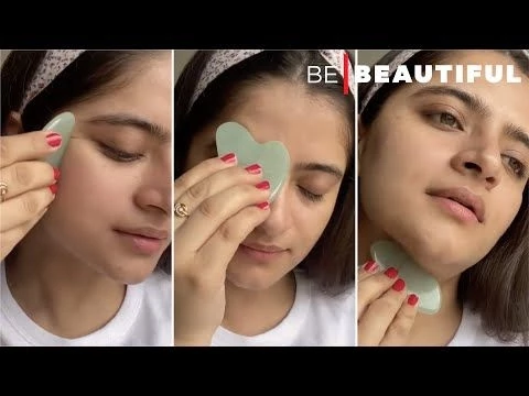 How To Use A Gua Sha | Facial Tools For Glowing Skin | @BebeautifulIn #Shorts