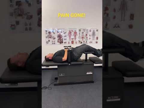 Years of neck and back pain gone, y-axis decompression