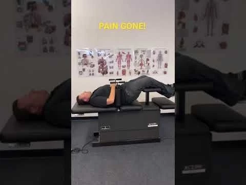 Years of neck and back pain gone, y-axis decompression