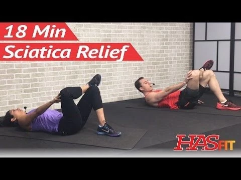 18 Min Sciatica Exercises for Leg Pain Relief - Sciatica Relief  Treatment for Sciatic Nerve Pain