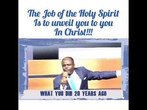 THE JOB OF THE HOLY SPIRIT IS TO UNVEIL YOU TO YOU IN CHRIST BY  DR ABEL DAMINA